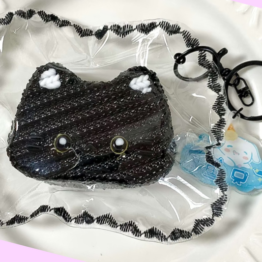 Shadow Kitty – Big Head Squishy Cat