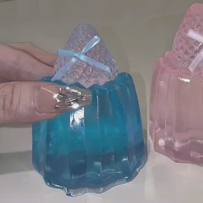 Squishy PINK Pudding – Squeeze the Dessert
