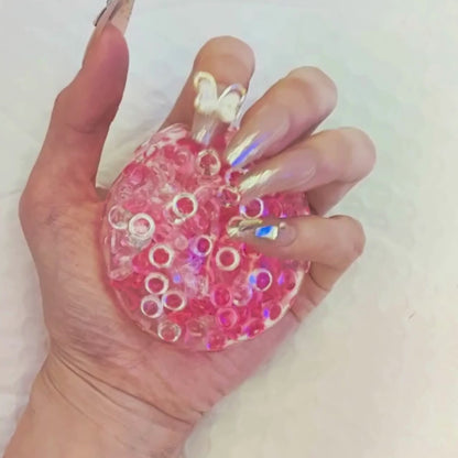 Krystal Pop Squishy ｜BLUE – Bead-Filled DeStress Ball