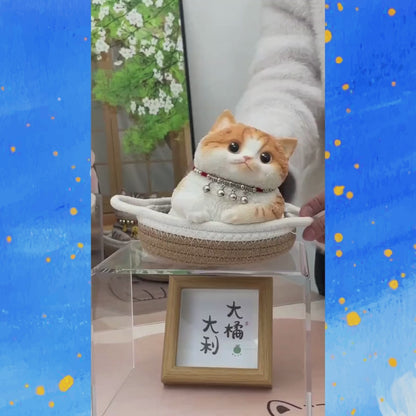 Custom Cat Squishy – Made from Your Photo, 100% Your Pet