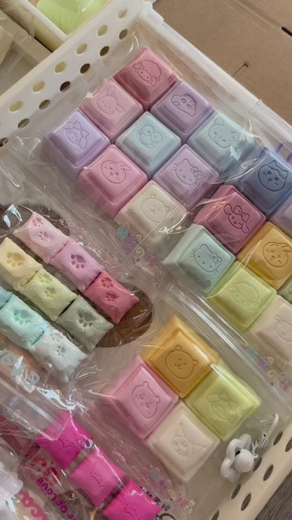 Candy Cube Squad – 9-Piece Squishy Character Set